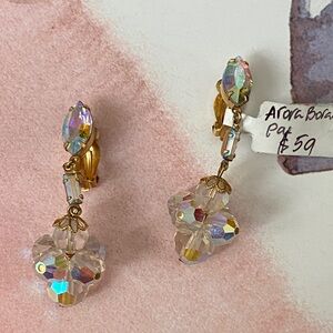 Lewis Segal Aurora Borealis Earrings